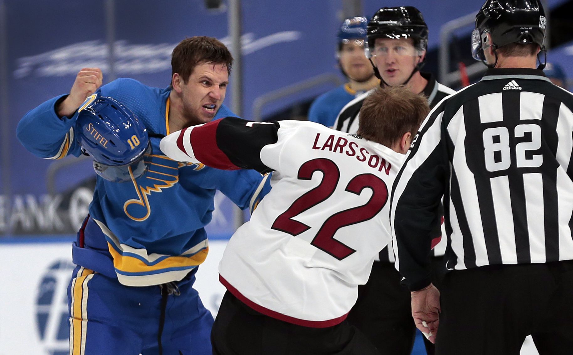 Blues fall to Coyotes 3-1 at Enterprise